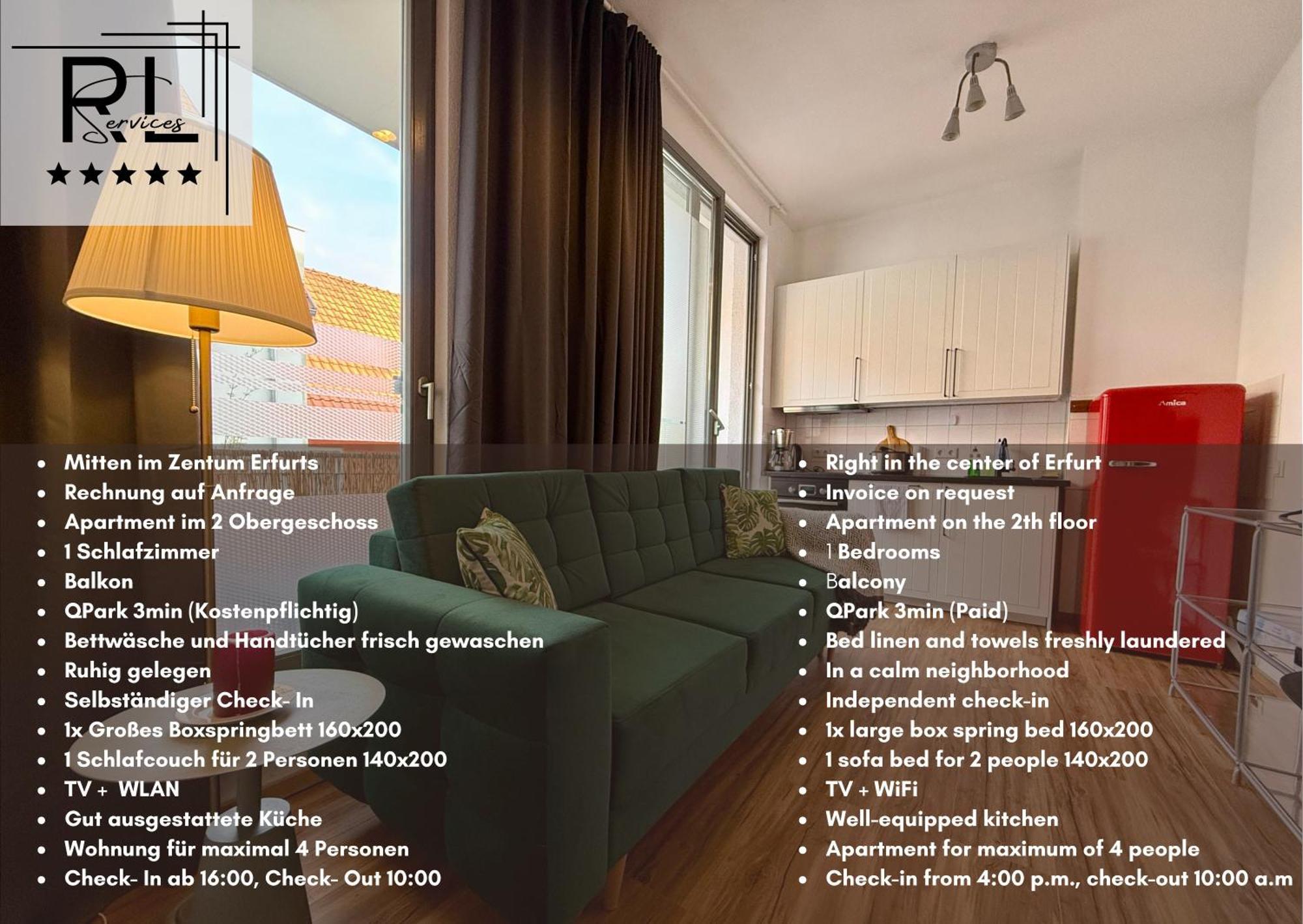 Balkon, Zentral, Modern, Erfurt City Ngoại thất bức ảnh